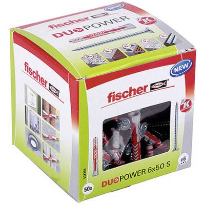 Fischer DUOPOWER 6x50 S LD Duopower plug 50 mm 6 mm 538255 50 pc(s)