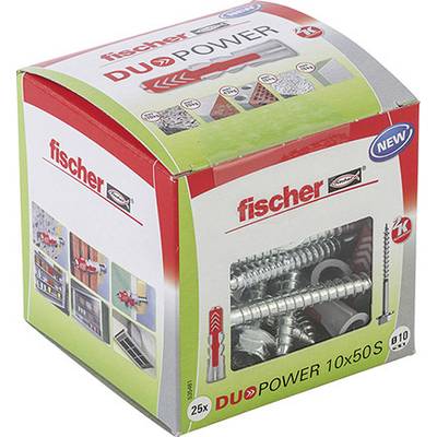 Fischer DUOPOWER 10x50 S LD Duopower plug 50 mm 10 mm 535461 25 pc(s)