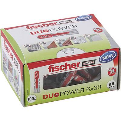 Fischer DUOPOWER 6x30 LD Duopower plug 30 mm 6 mm 535453 100 pc(s)