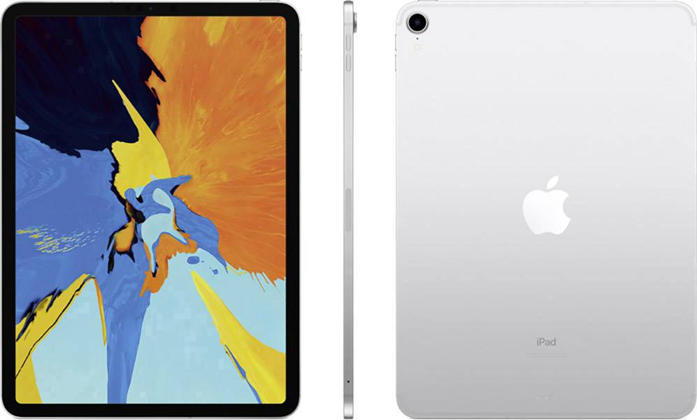 Apple iPad Pro 11 (1st Gen, 2018) WiFi + Cellular 256 GB Silver 27.9 cm (11.0 inch) 2388 x 1668 Pixel-1