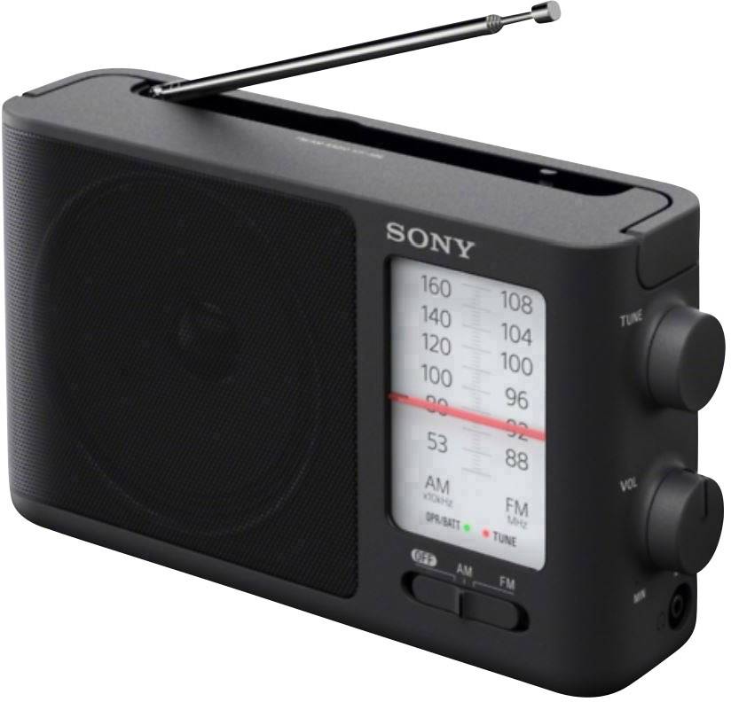 Sony ICF-506 Portable radio FM Black