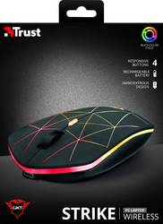 Trust Gxt117 Strike Wireless Gaming Mouse Radio Optical Black 6 Null 1400 Dpi Backlit Rechargeable Conrad Com