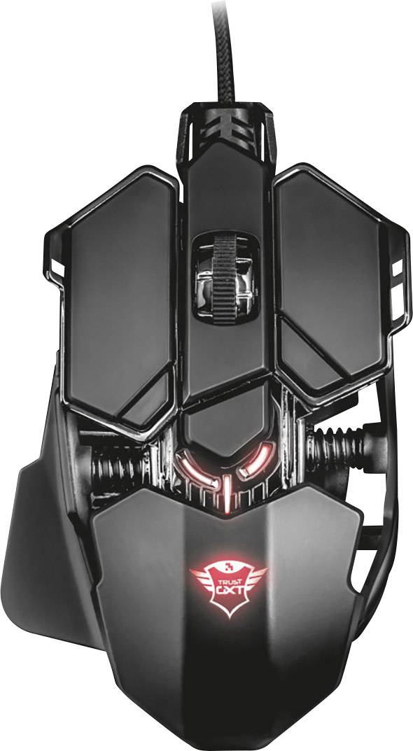Trust GXT138 X-Ray Illuminated Gaming mouse USB Optical Black 10 Buttons 4000 dpi Backlit-3