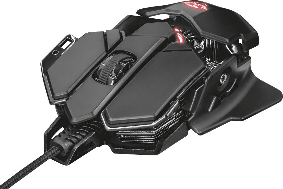 Trust GXT138 X-Ray Illuminated Gaming mouse USB Optical Black 10 Buttons 4000 dpi Backlit-7