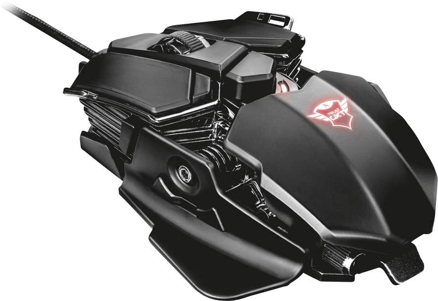 Trust GXT138 X-Ray Illuminated Gaming mouse USB Optical Black 10 Buttons 4000 dpi Backlit-8