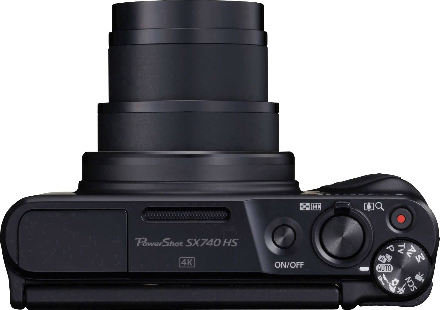 Canon PowerShot SX740 HS Digital camera 20.3 MP Optical zoom: 40 x Black 4k video, Bluetooth, Pivoted display, Full HD V-10