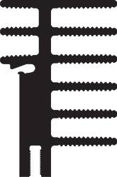 A schematic representation of a layered model showing multiple interconnected levels; each level features a wave-like line.
