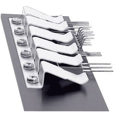 Mechanical current transducer with multiple metallic circuit boards stacked on a base, used for measuring electric current in industrial applications.