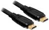 Delock HDMI Cable HDMI-A plug, HDMI-A plug 2.00 m Black 82670 4K UHD HDMI cable