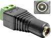 Delock 65421 DC (current) Adapter [1x DC 5.5 mm socket - 1x 2 core lead] Black Twin cable 0.00 m