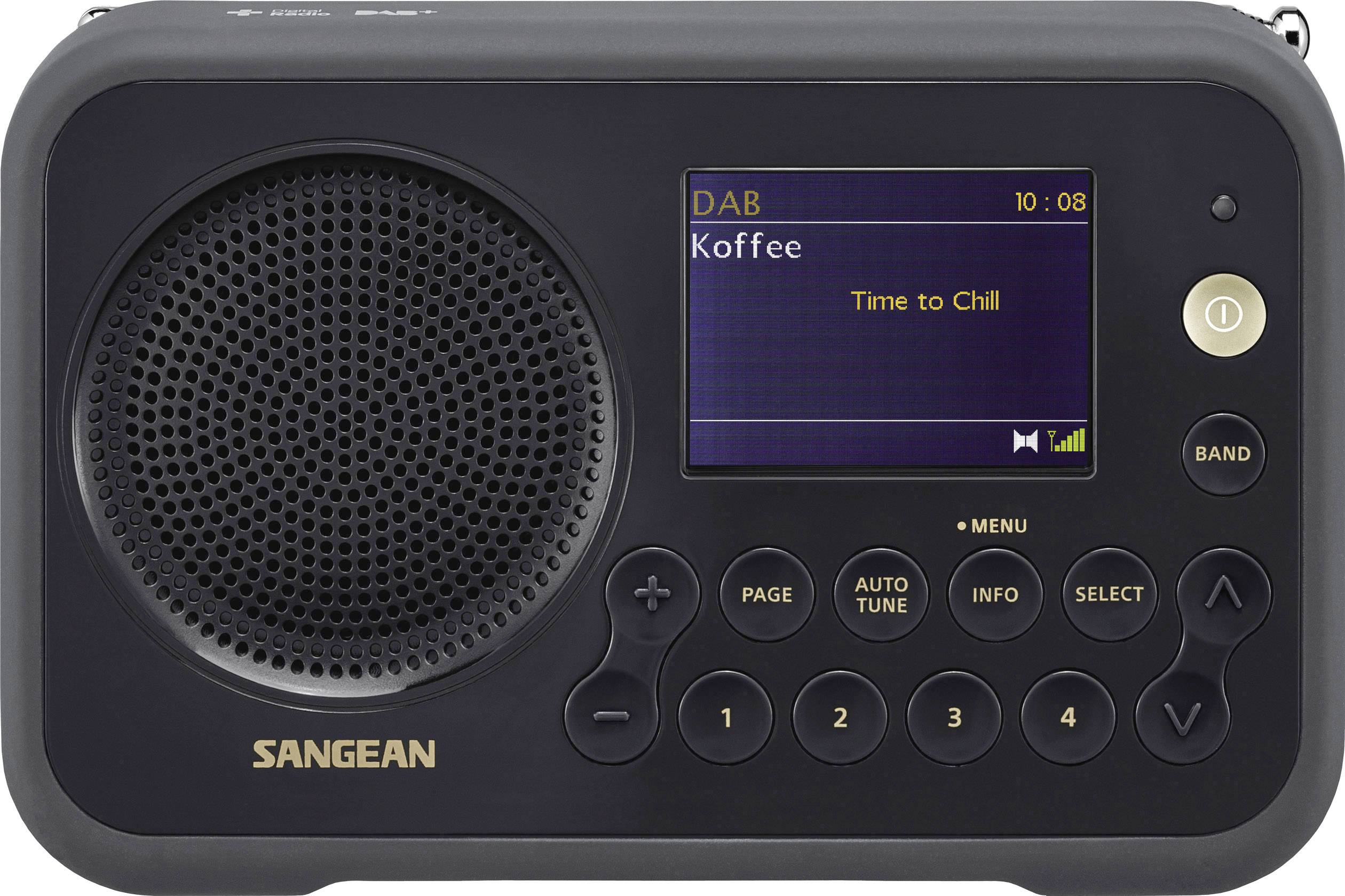 uitbreiden Rimpels Weg Sangean DPR-76 Portable radio DAB+, FM rechargeable Black | Conrad.com