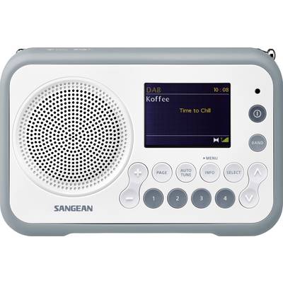 Sangean DPR-76 Portable radio DAB+, FM rechargeable White, Stone