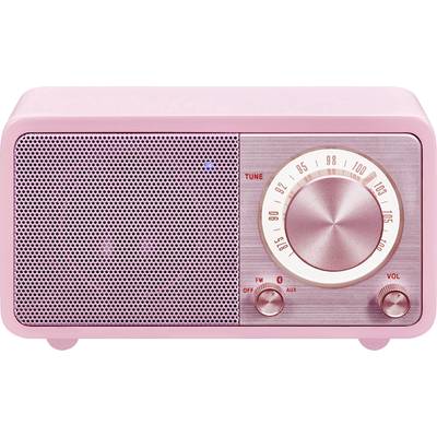 Sangean WR-7 Genuine Mini Desk radio FM Bluetooth  rechargeable Pink