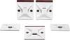 HellermannTyton MB4APT-I-PA66-WH Cable mount Self-adhesive 151-01560 halogen-free Ecru 1 pc(s)