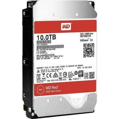 Western Digital WDBMMA0100HNC-WRSN 3.5 (8.9 cm) internal hard drive 10 TB Red™ Retail SATA III