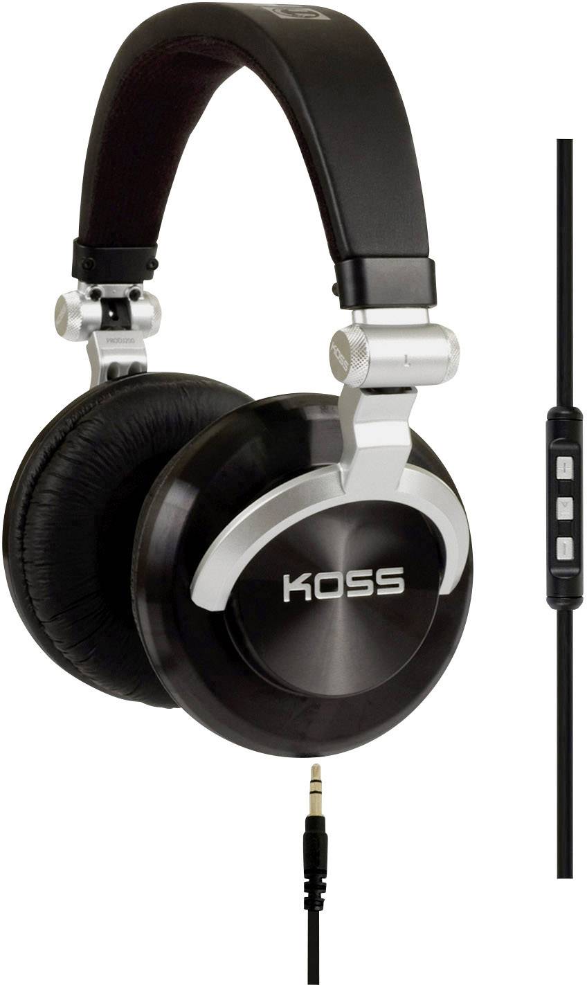 KOSS PRODJ200 DJ On-ear headphones On-ear Foldable, Headset Black, Silver