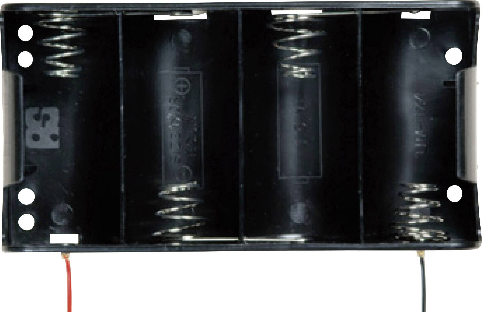 Takachi SN 1-4 Battery tray 4x D Cable (L x W x H) 137.4 x 71.6 x 28.5 mm-1