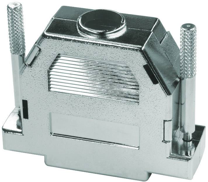 Metal socket housing with two knurled screws on the sides.