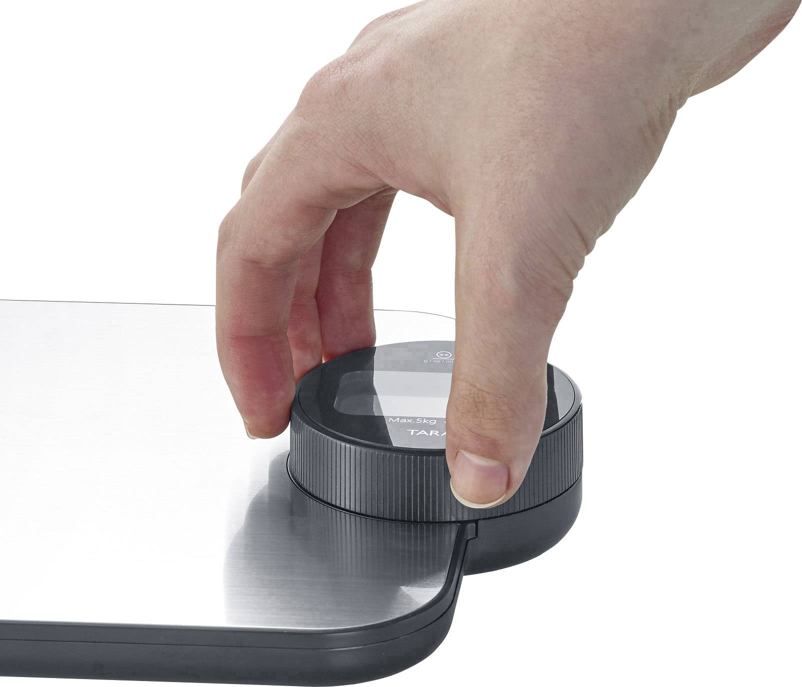 Severin KW 3671 Kitchen scales Weight range=5 kg Stainless steel (brushed), Black-4