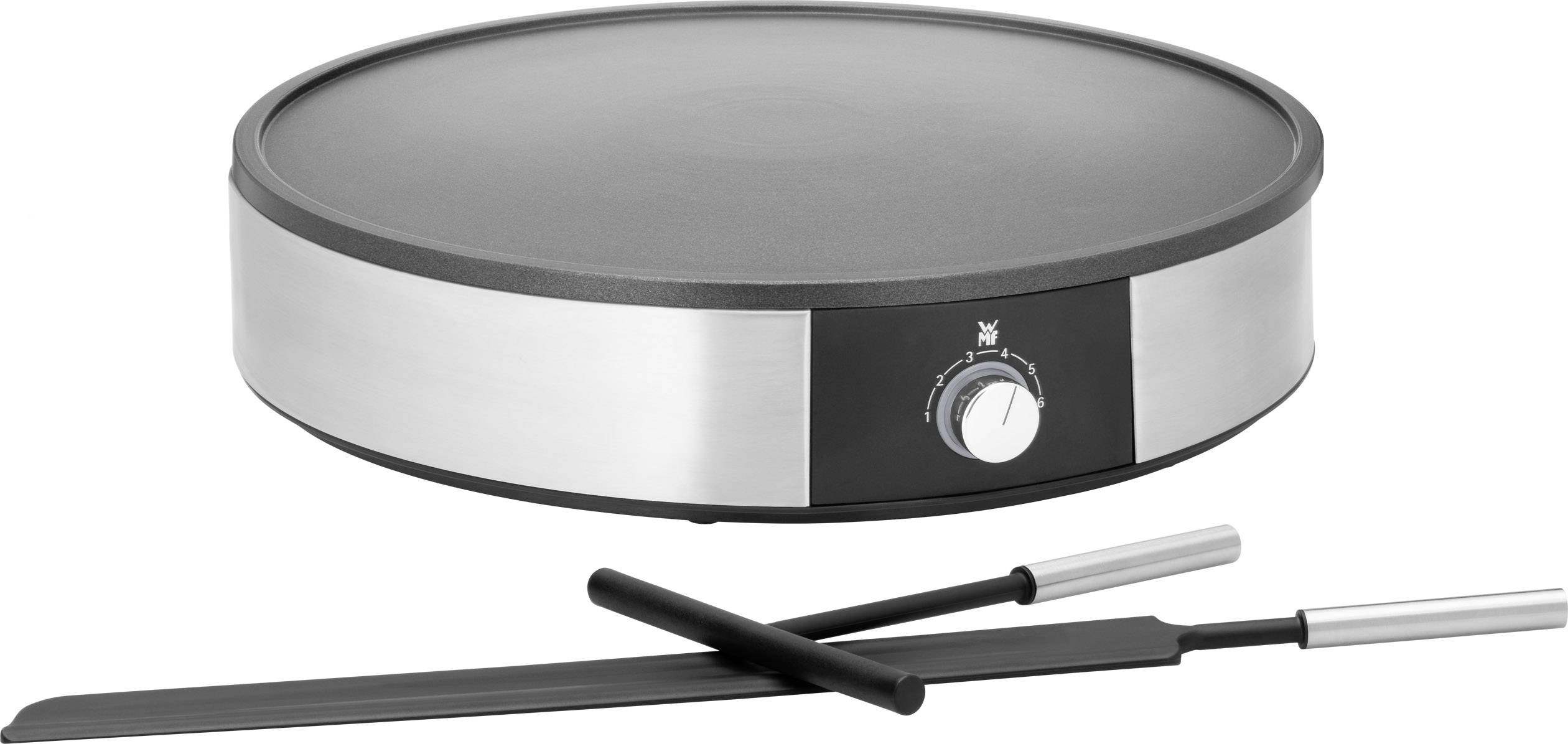 WMF LONO Creperie 0415120011 Crepe maker Silver, Black