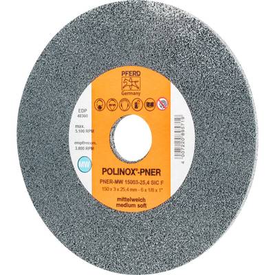 PFERD 44691628 POLINOX-compact grinding wheel PNER-MW 1500 3-25.4 SiC F 150 mm  5 pc(s)