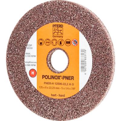 PFERD 44691053 POLINOX-compact grinding wheel PNER-H 1250 6-22.2 A G 125 mm  5 pc(s)