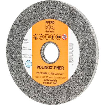 PFERD 44691453 POLINOX-compact grinding wheel PNER-MW 1250 6-22.2 A F 125 mm  5 pc(s)