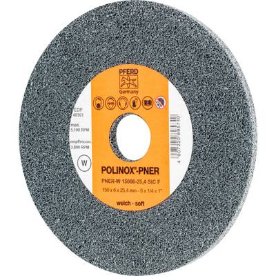 PFERD 44691631 POLINOX-compact grinding wheel PNER-W 1500 6-25.4 SiC F 150 mm  5 pc(s)