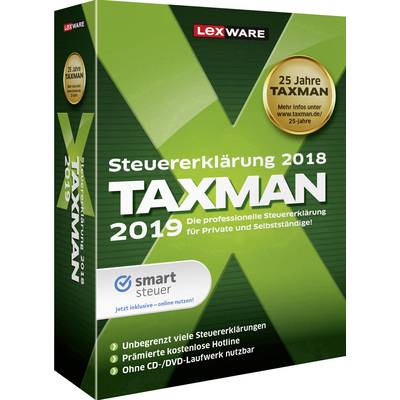 Lexware TAXMAN 2019 Full version, 1 licence Windows Control