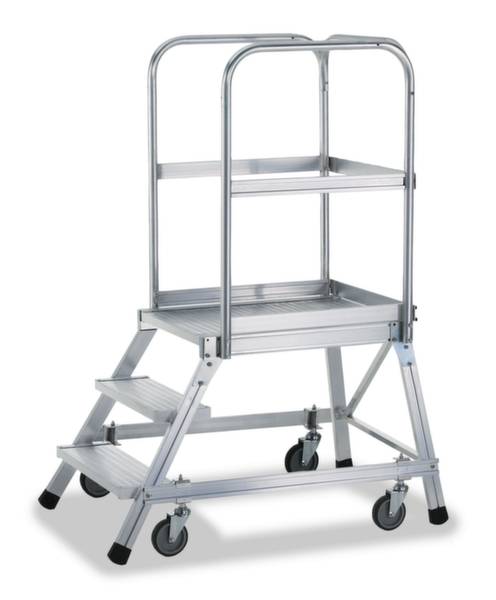 ZARGES 41951 Aluminium Stairs Mobile 41.5 kg