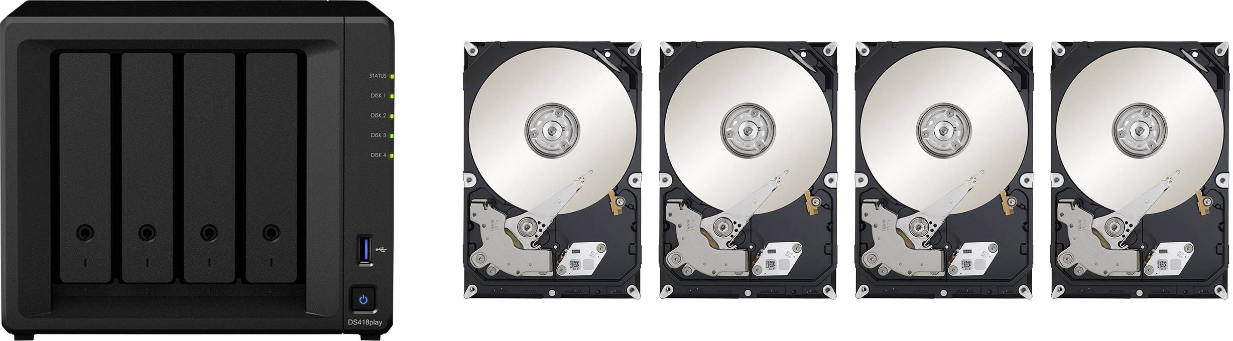 Synology DiskStation DS418play-8TB NAS server 8 TB