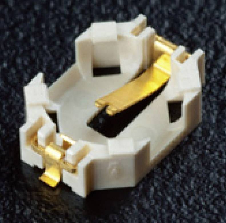 Image of Takachi PB621 Button cell holder 1x SR60, SR621 Horizontal, SMD (L x W x H) 10.8 x 6.7 x 2.8 mm