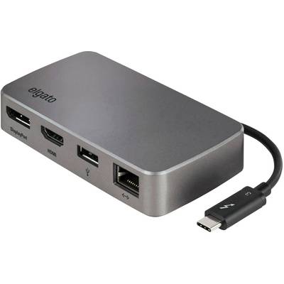 Elgato Thunderbolt™ 3 Mini Dock Laptop docking station Compatible with: Universal Thunderbolt 3 plug