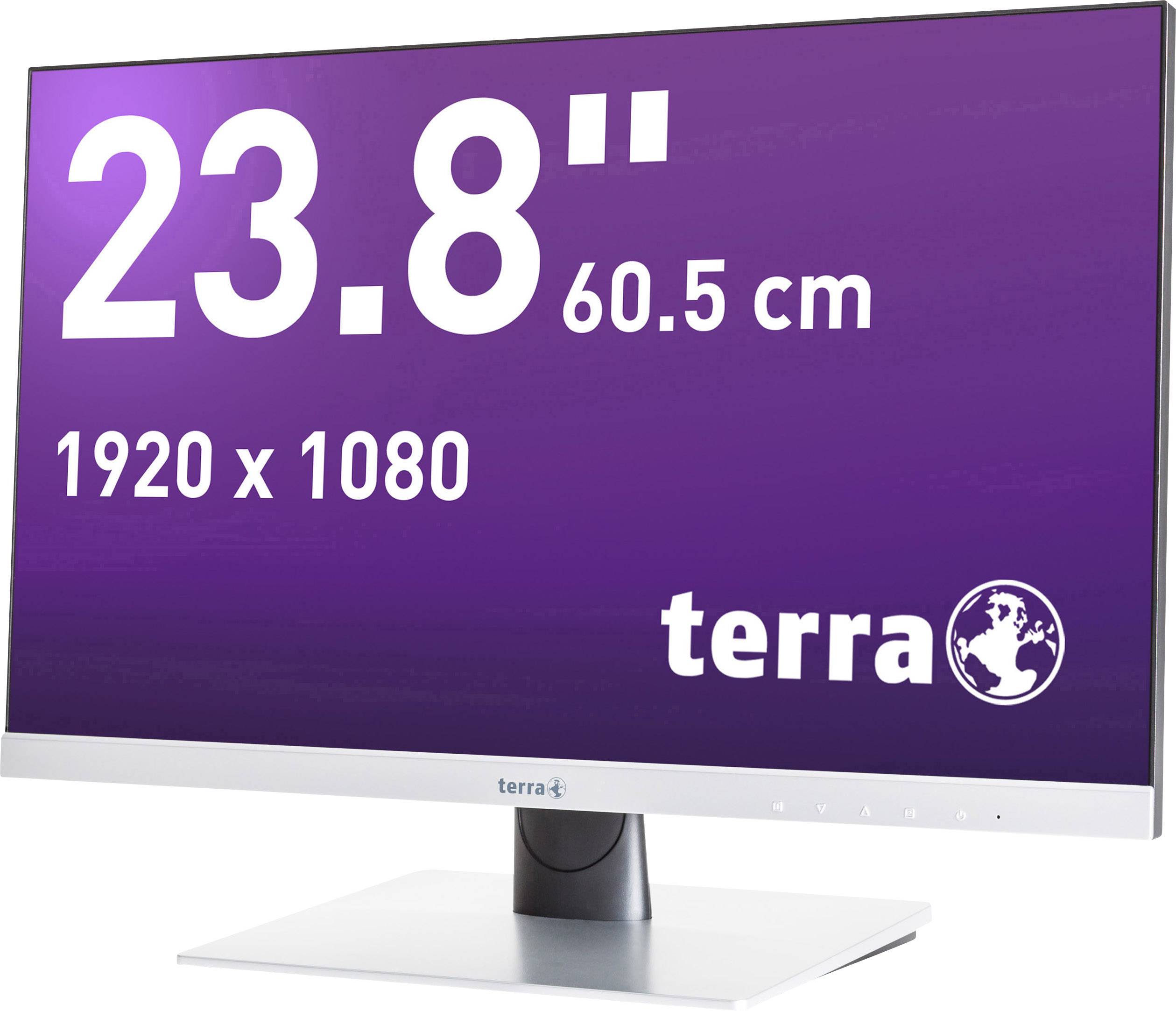 Terra LED 2462W LED 60.5 cm (23.8 inch) EEC A+ (A+ - F) 1920 x 1080 p Full HD 4 ms DVI, Audio line in, HDMI™, DisplayPort AMVA LED