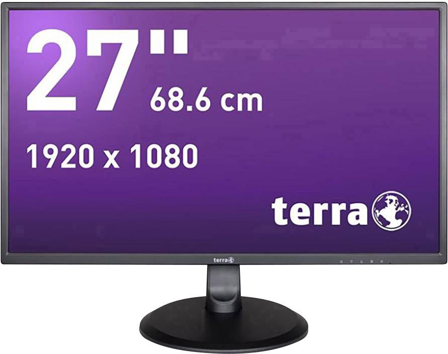 Terra LED 2747W LED 68.6 cm (27 inch) EEC A+ (A++ - E) 1920 x 1080 p Full HD 5 ms DVI, HDMI™, Audio line in AMVA LED