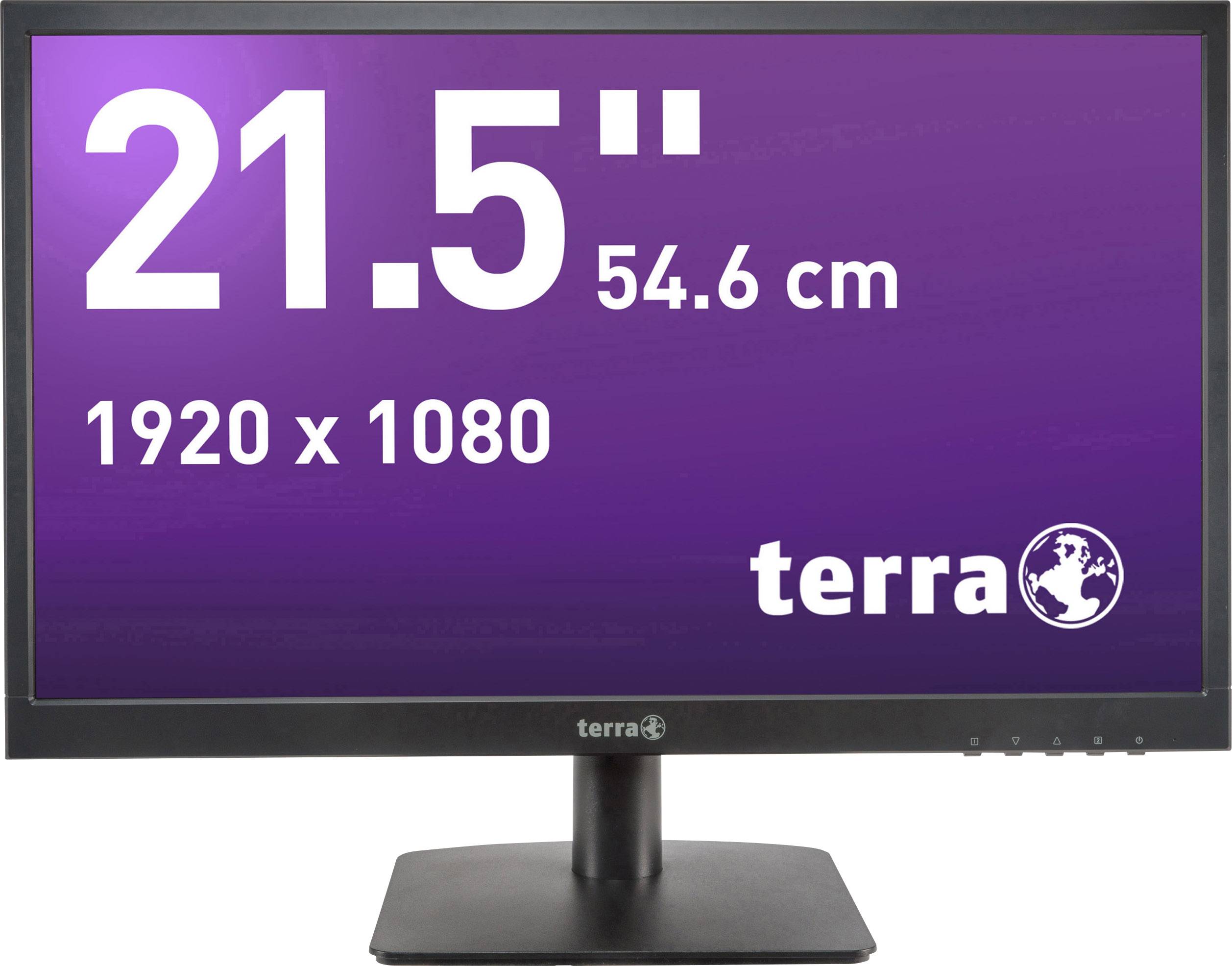 Terra LED 2226W LED 54.6 cm (21.5 inch) EEC A+ (A++ – E) 1920 x 1080 p Full HD 5 ms Audio line in, HDMI™, VGA MVA LED