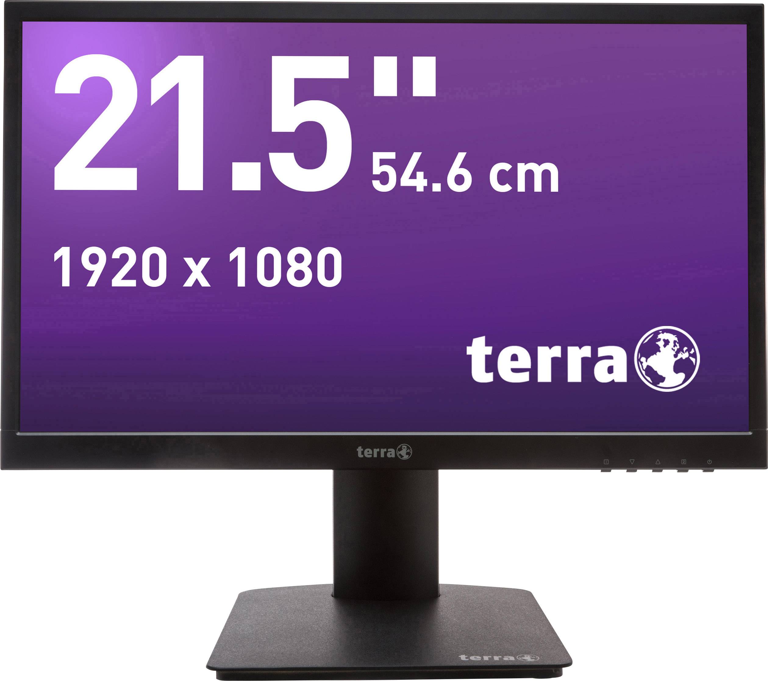 Terra LED 2226W PV LED 54.6 cm (21.5 inch) EEC A+ (A++ - E) 1920 x 1080 p Full HD 5 ms Audio line in, HDMI™, VGA MVA LED