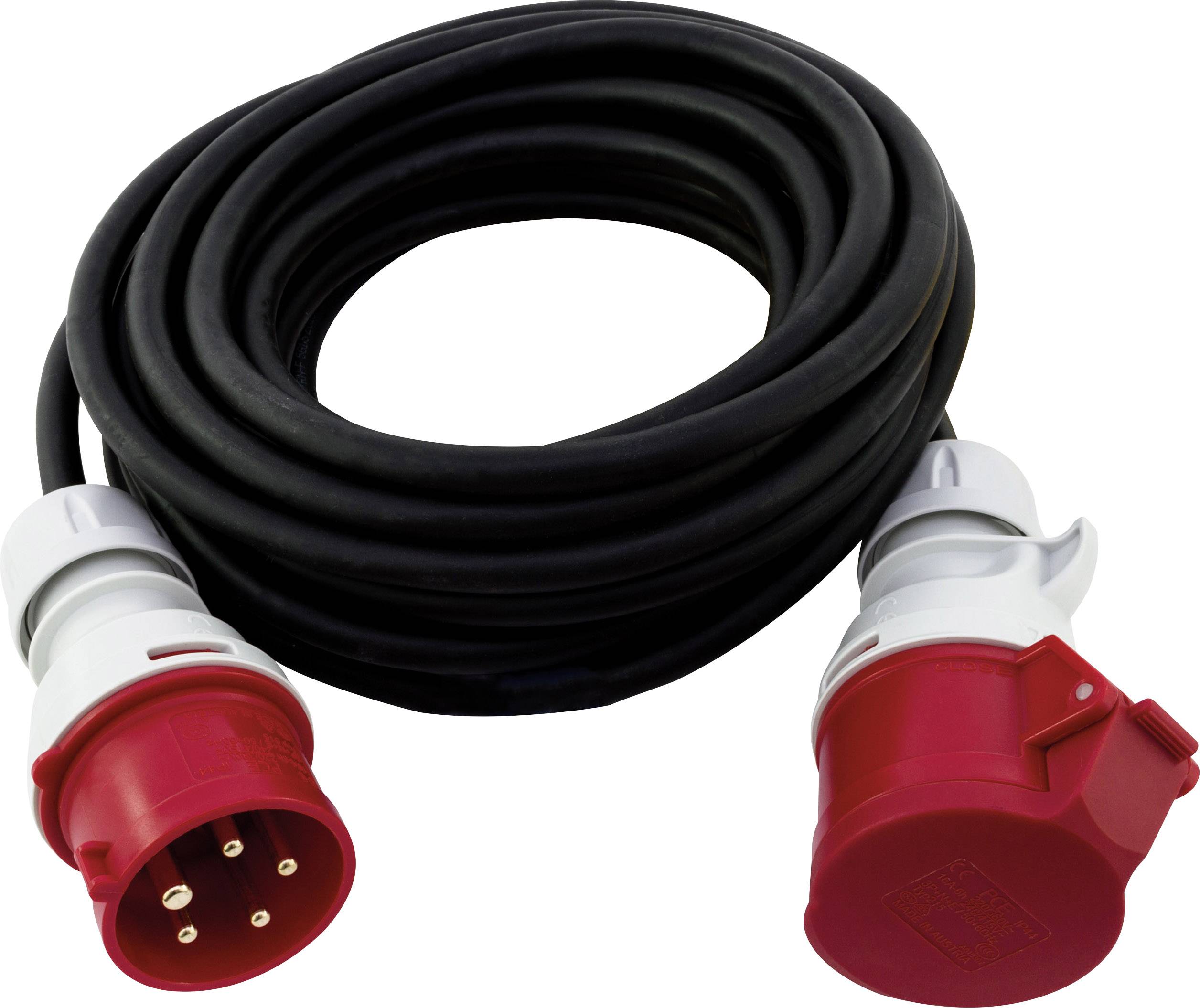 Image of No4006341063106 Current Cable extension 16 A Black 10.00 m H07RN-F 5G 1,5 mm²