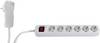 REV 0012626114-EF Power strip (+ switch) 6x White PG connector 1 pc(s)