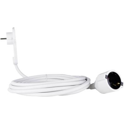 Image of 16035114 Current Cable extension White 3.00 m H05VV-F 3G 1,5 mm²