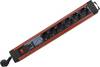 REV 0014663613 Power strip (+ switch) 6x Black, Red PG connector 1 pc(s)