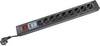 REV 0015953513 Power strip (+ switch) 9x Anthracite, Black PG connector 1 pc(s)