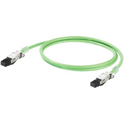 Weidmüller 1376510010 Sensor/actuator data cable  Plug, straight 1.00 m No. of pins (RJ): 4 1 pc(s) 