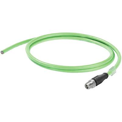Weidmüller 1449470030 Sensor/actuator data cable M12 Plug, straight 3.00 m  1 pc(s) 