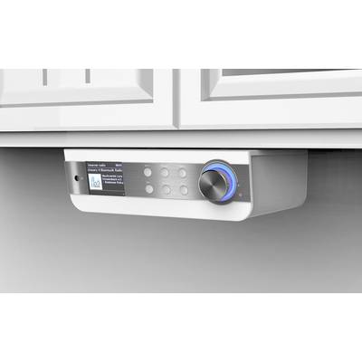 soundmaster IR1450WE Internet radio base component FM AUX, Wi-Fi, Internet radio White-1