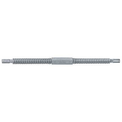 A metallic bellows, symmetrically and cylindrically designed, serves to compensate for movements or pressure differences in pipelines.