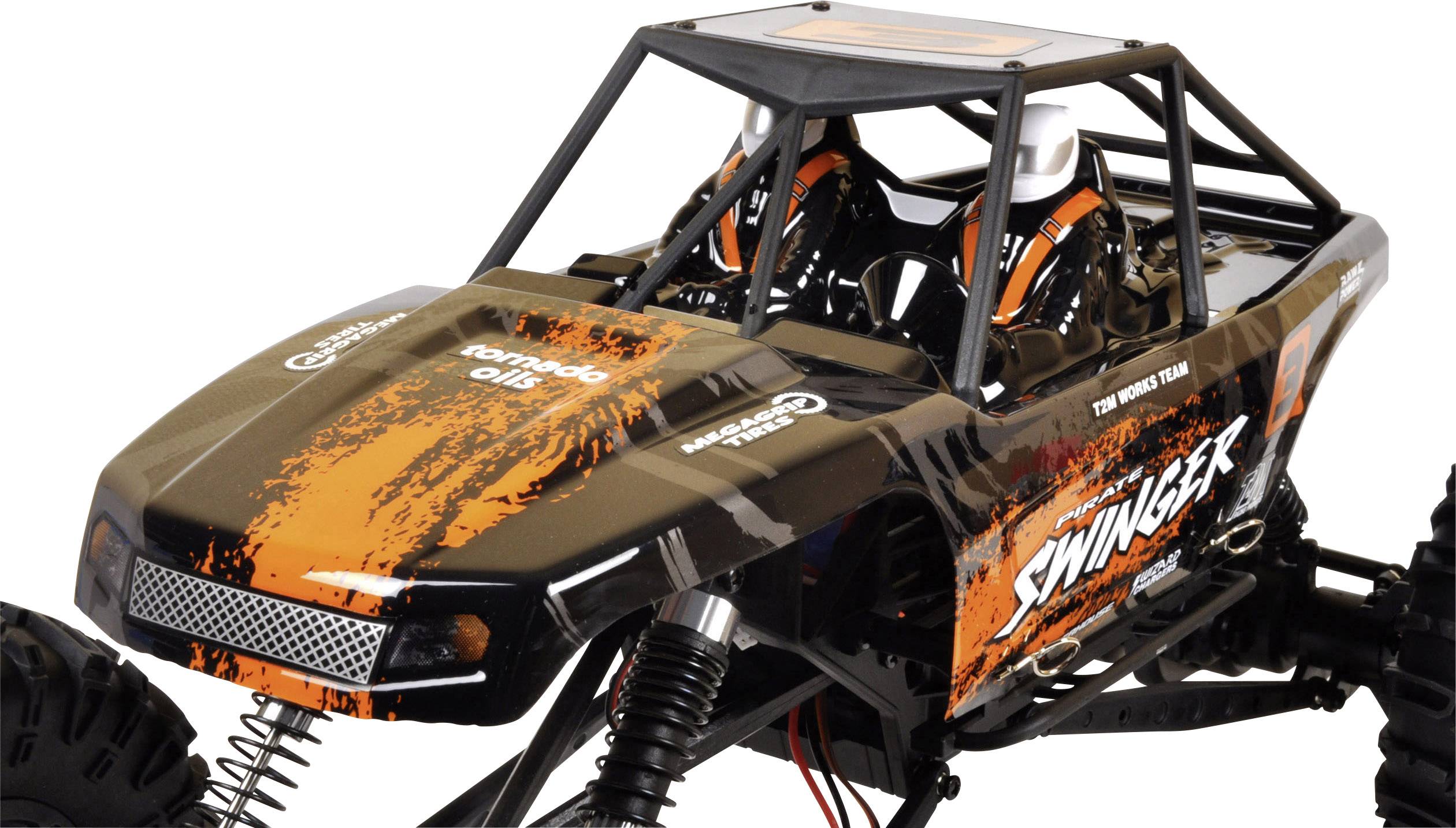T2M Crawler Pirate Swinger Brushed 110 Automodello Elettrica 4WD RTR 2,4 GHz 