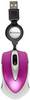 Verbatim Go Mini Mouse USB Optical Pink 3 Buttons 1000 dpi Cord winder