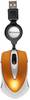 Verbatim Go Mini Mouse USB Optical Orange 3 Buttons 1000 dpi Cord winder