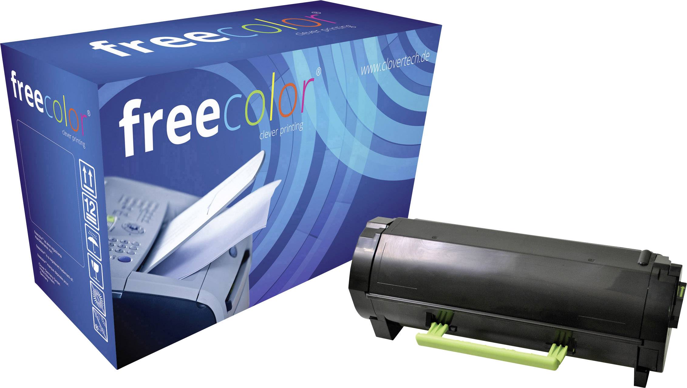 freecolor Toner cartridge replaced Lexmark 502X, 50F2X00 Compatible Black 10000 Sides MS610-FRC